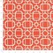 Orange Abstract Geometric Linen Look Print Upholstery Fabric by The Yard - SKU: Wescott Mandarin